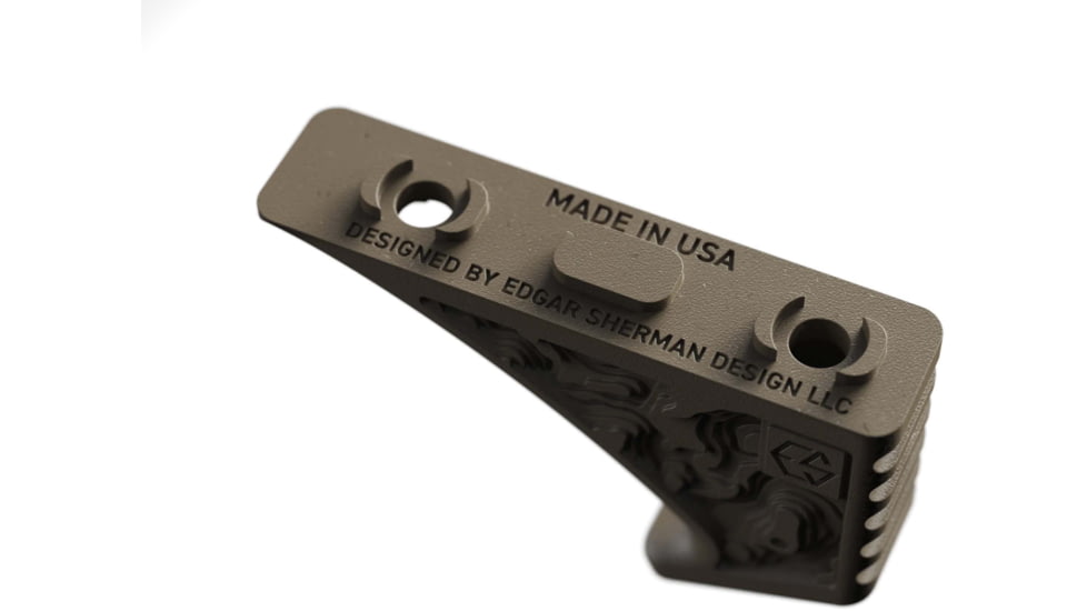 Edgar Sherman Design Enhanced Fore Long Gun Angled Grips, M-LOK, Matte, Flat Dark Earth, EFG-1.5-FDE
