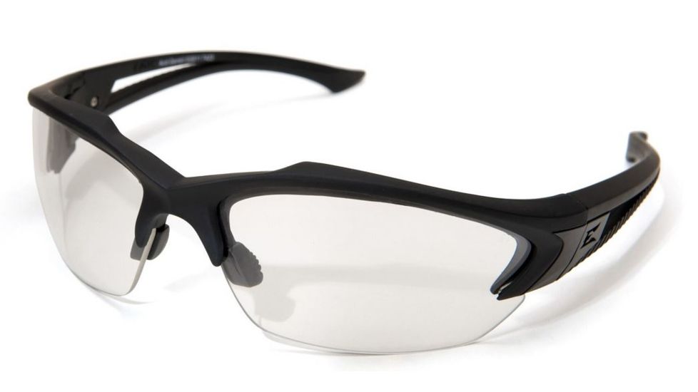 Edge Eyewear Acid Gambit Safety Glasses - Black Frame, Clear Lens SG611