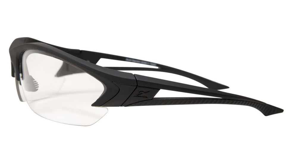 Edge Eyewear Acid Gambit Safety Glasses - Black Frame, Clear Lens SG611