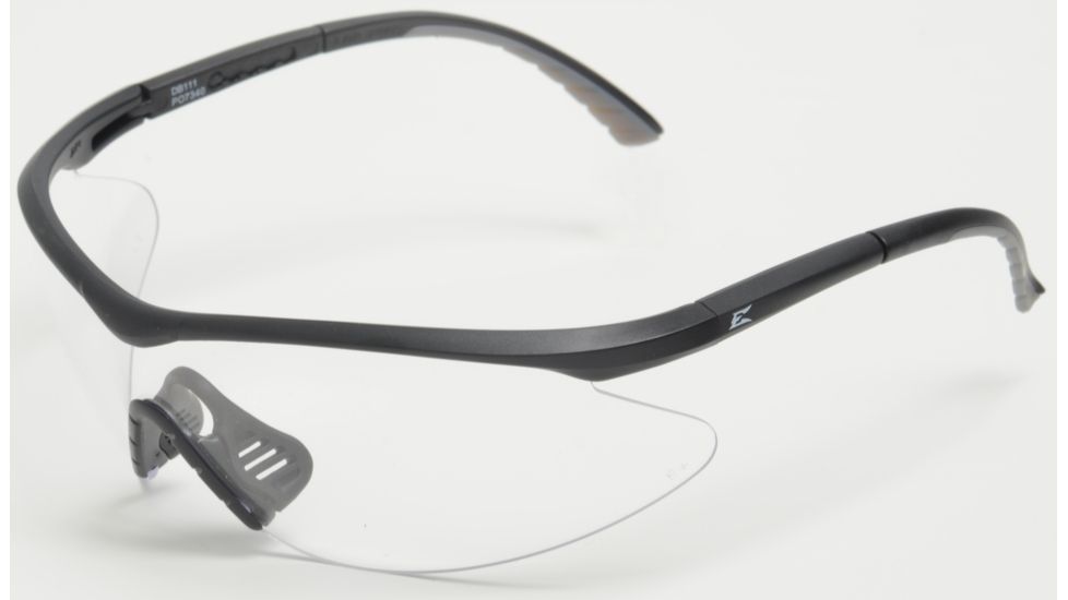 Edge Safety Banraj Safety Glasses - Black Frame, Clear Lens DB111
