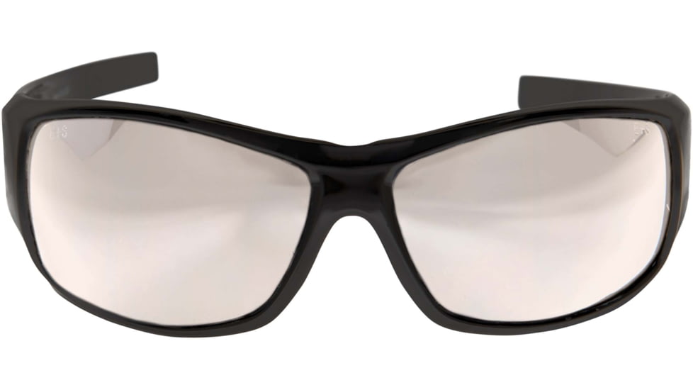 Edge Eyewear Caraz Torque Safety Glasses - Matte Black Frame with Red E Logo / Anti-Reflective Lenses, One Size, HZ131AR