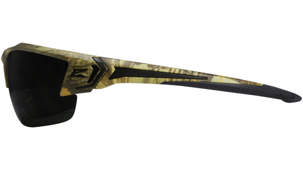 Edge Eyewear Khor G2 Safety Glasses - Forest Camo Frame / Polarized Smoke Lenses, One Size, TSDK216CF-G2