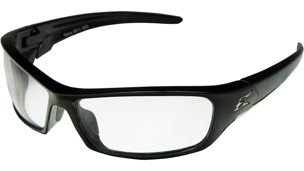 Edge Eyewear Reclus Safety Glasses - Black Frame / Clear Lens, One Size, SR111