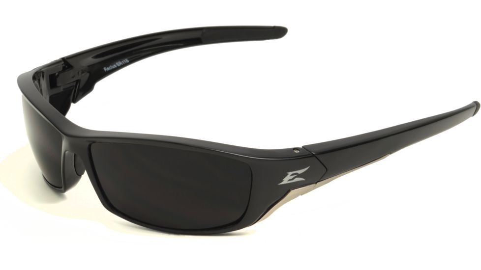 Edge Eyewear Reclus Safety Glasses - Black Frame, Smoke Lens SR116
