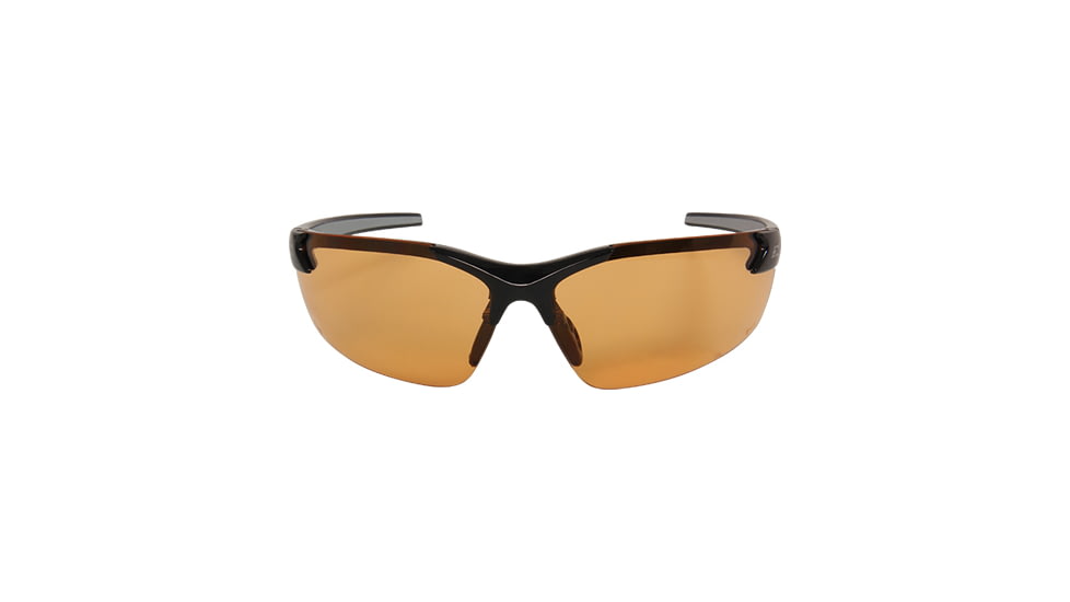 Edge Eyewear Zorge G2 Safety Glasses Black Frame / Amber Lenses, Universal DZ114-G2