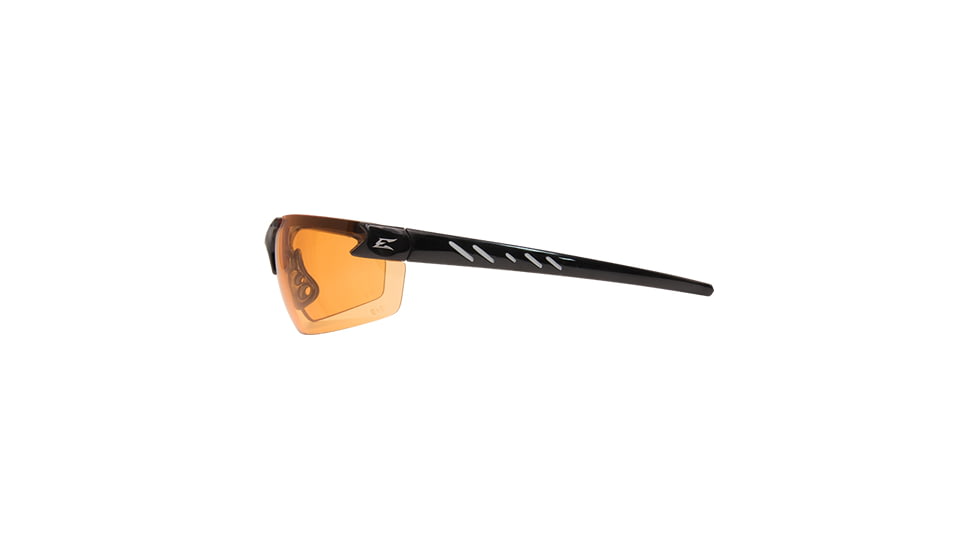 Edge Eyewear Zorge G2 Safety Glasses Black Frame / Amber Lenses, Universal DZ114-G2