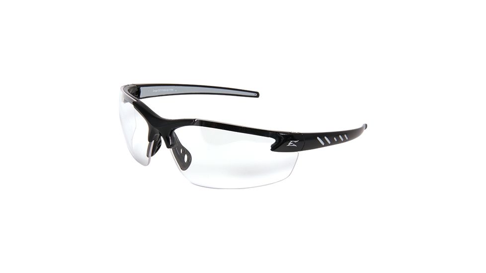 Edge Eyewear Zorge G2 Safety Glasses Black Frame / Clear Vapor Shield Lenses, Universal DZ111VS-G2
