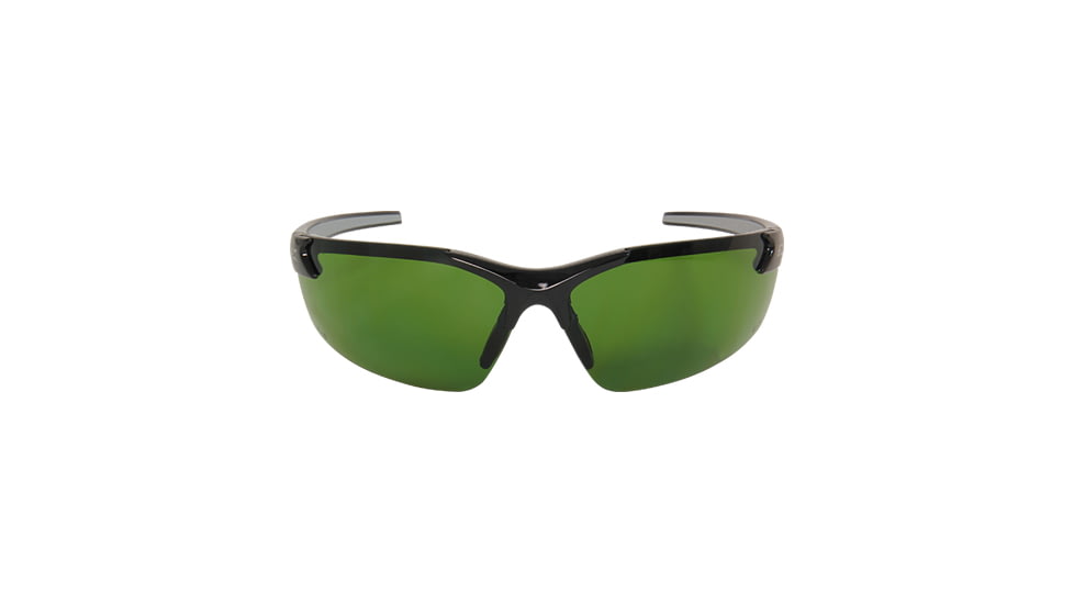 Edge Eyewear Zorge G2 Safety Glasses Black Frame / IR 3.0 Light Welding Lenses, Universal DZ11-IR3-G2