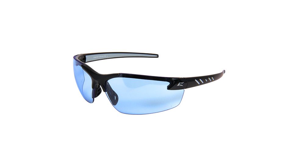 Edge Eyewear Zorge G2 Safety Glasses Black Frame / Light Blue Lenses, Universal DZ113-G2