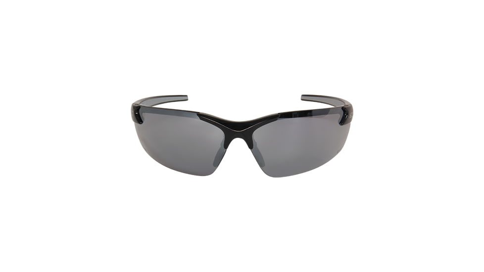 Edge Eyewear Zorge G2 Safety Glasses Black Frame / Silver Mirror Lenses, Universal DZ117-G2