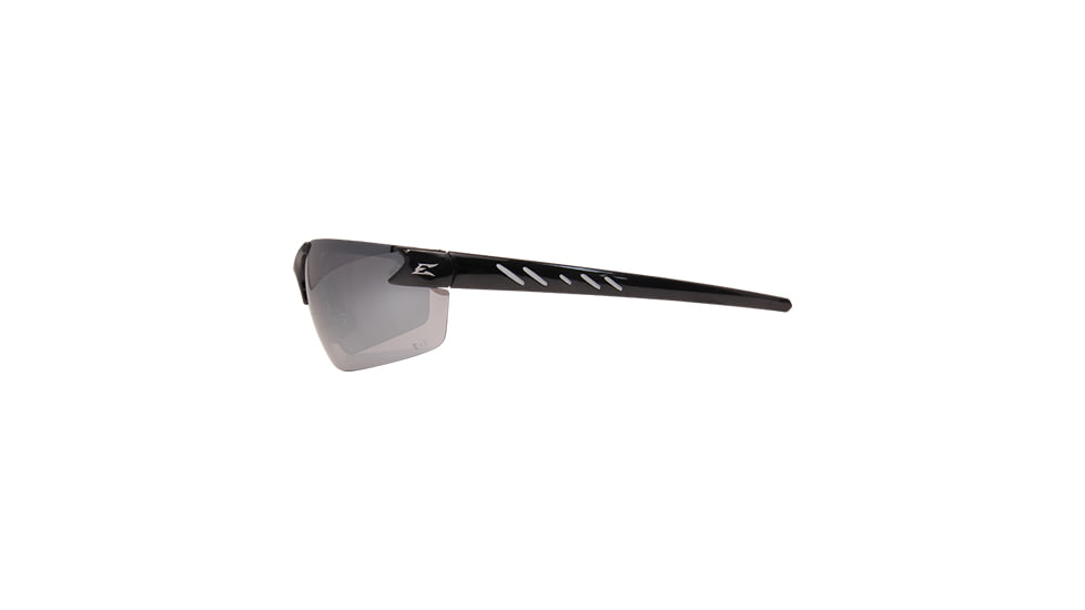 Edge Eyewear Zorge G2 Safety Glasses Black Frame / Silver Mirror Lenses, Universal DZ117-G2