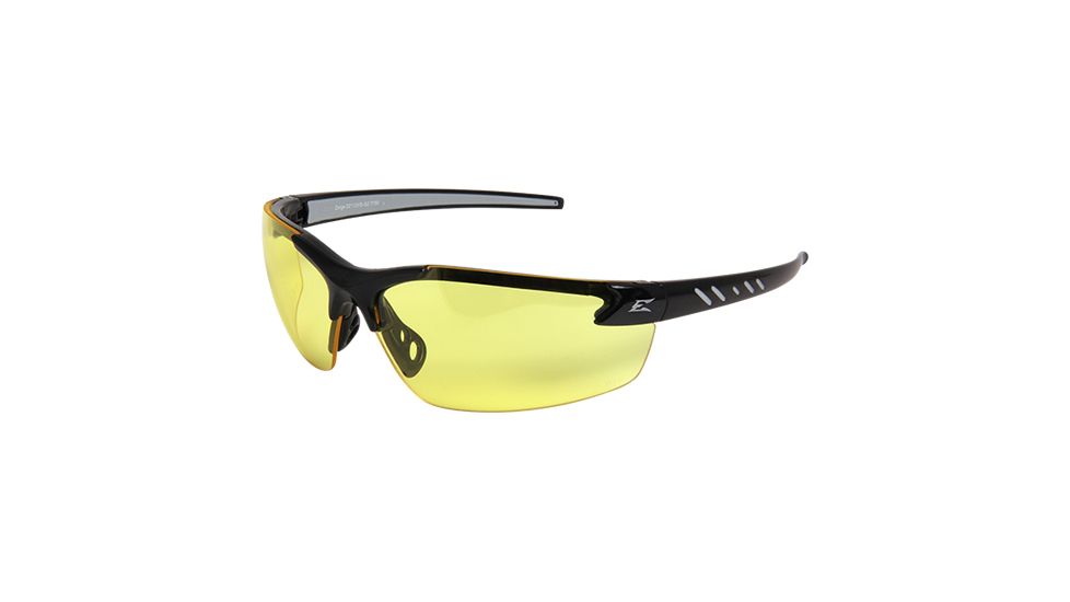 Edge Eyewear Zorge G2 Safety Glasses Black Frame / Yellow Vapor Shield Lenses, Universal DZ112VS-G2