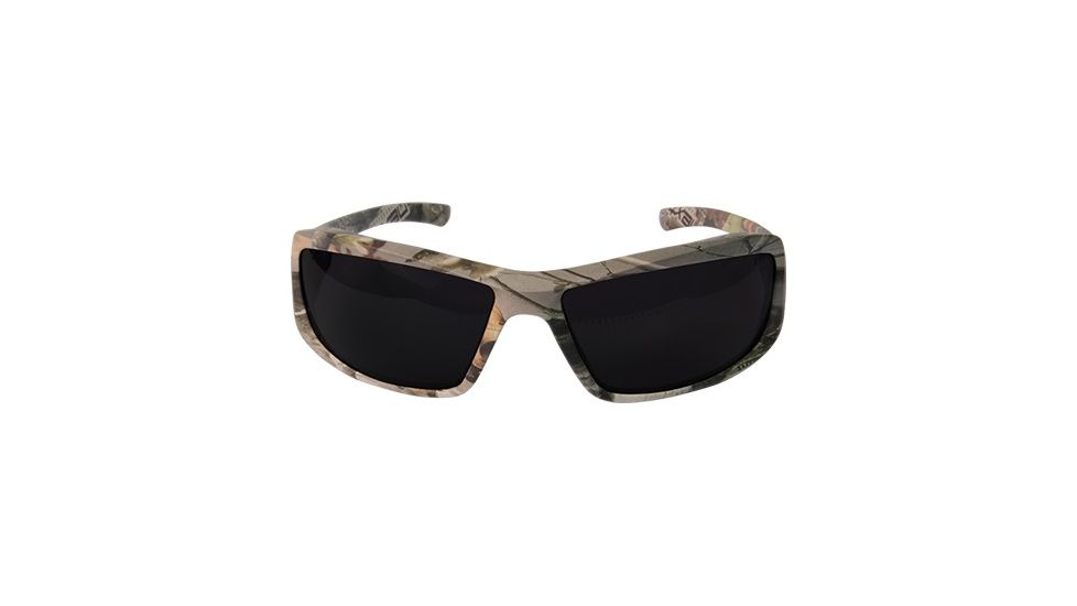 Edge Safety Brazeau with Red E Logo, Polarized Smoke Lens, Camouflage Frame, TXB216CF-E5