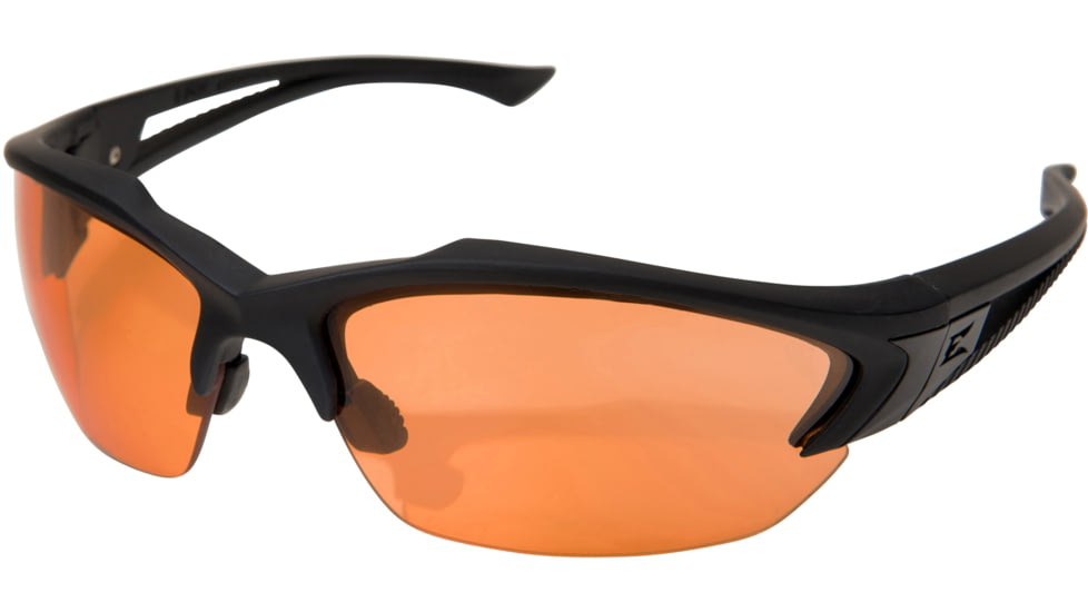 Edge Tactical Eyewear Acid Gambit Safety Glasses - Black Frame, Tigers Eye Lens, One Size, SG610