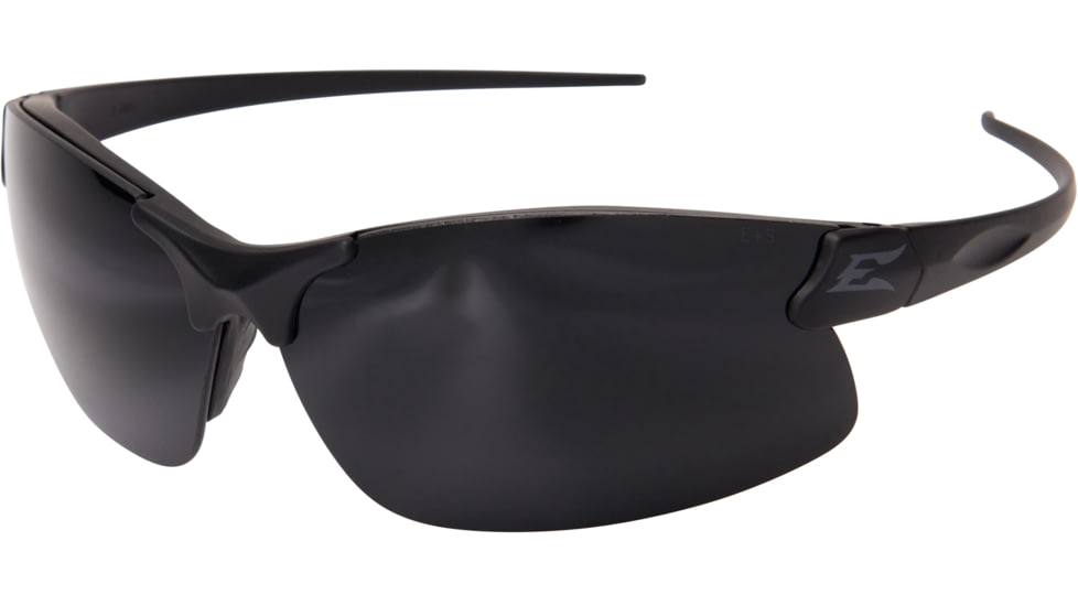 Edge Tactical Eyewear Sharp Thin Temple Sunglasses, Soft-Touch Matte Black Frame / G-15 Vapor Shield Lens, One Size, SSE61-G15-TT