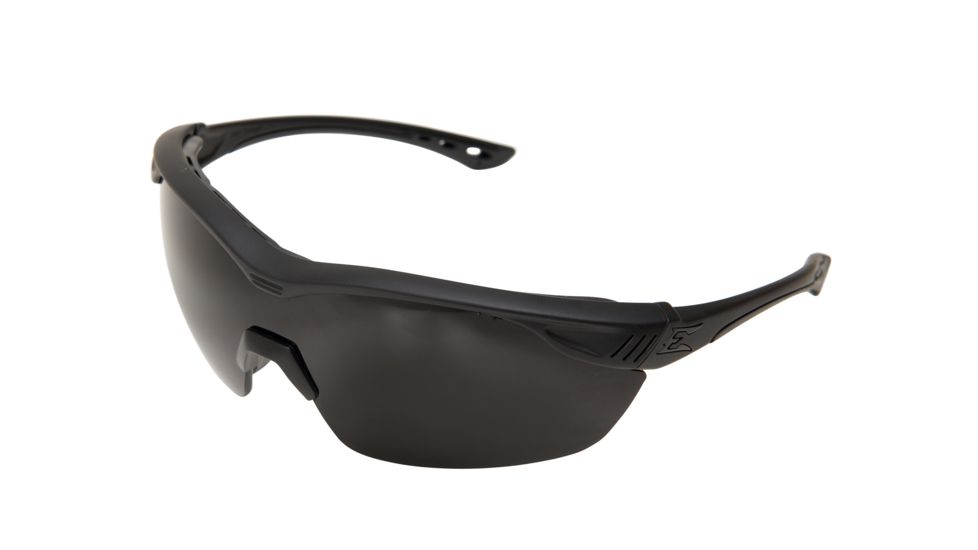 Edge Tactical Overlord Glasses, Polarized, Black Frame, Smoke Lens, THO716