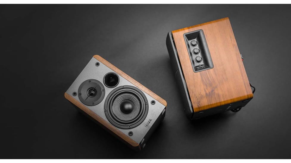 Edifier R1280DB Powered Bookshelf Bluetooth Speakers, Brown, 4003066