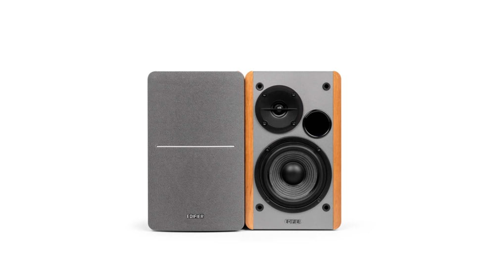 Edifier R1280T Powered Bookshelf Speakers, Brown, 4001345