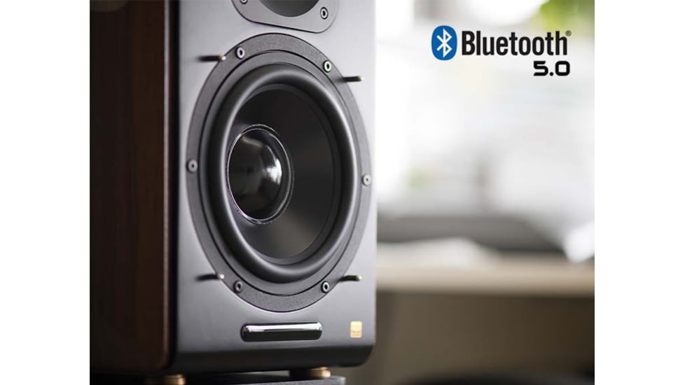 Edifier S3000 Pro Powered Wireless Bookshelf Speakers, Brown, 4004421