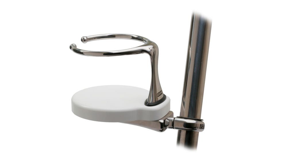 Edson Marine Clamp-On Drink Holder - Single - White Poly 66809
