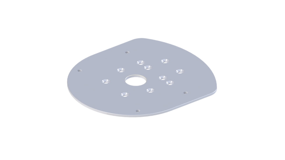 Edson Marine Series Mounting Plate f/Raymarine Domes &amp; Quantum Radar Vision 59948
