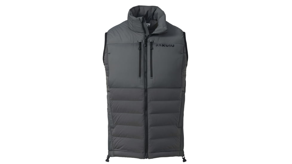 Kuiu KUIU Outlet Flyway Insulated Hunting Vest in Gunmetal Size 4XL, Gunmetal, 4XL, Synthetic, Adult, Male, 8244710342814