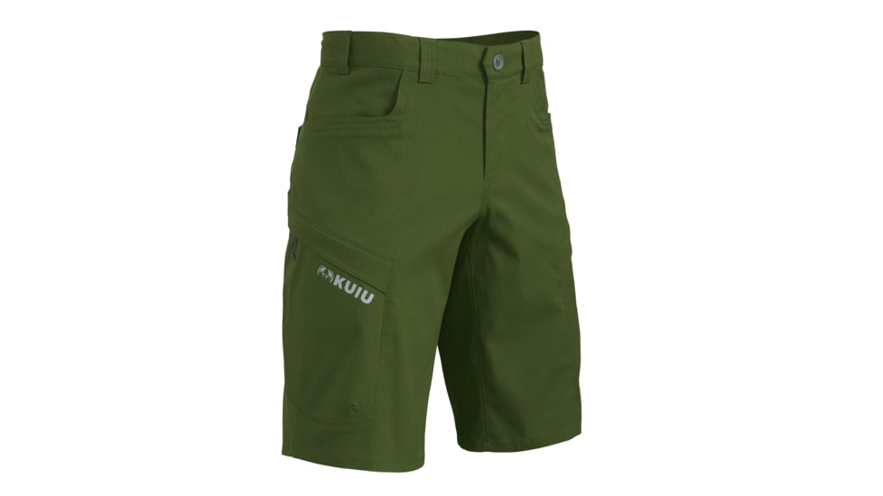 Kuiu Tiburon Short - Men's, Verde Green, 42, Toray, Adult, Male, 7346271715486
