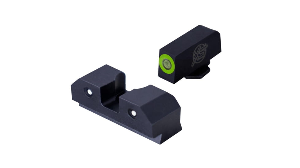 XS Sight Systems XS Sights RD3 Night Sights Set for Glock 43 Green Bulk 20/ct CA3B21A1, AQGLR014P6GBULK