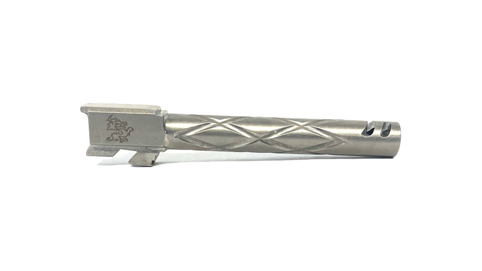 EFK Fire Dragon Glock 22/31 9mm Conversion, Extended Ported, Diamond Fluted Polished Stainless, GK22319PBDFPS