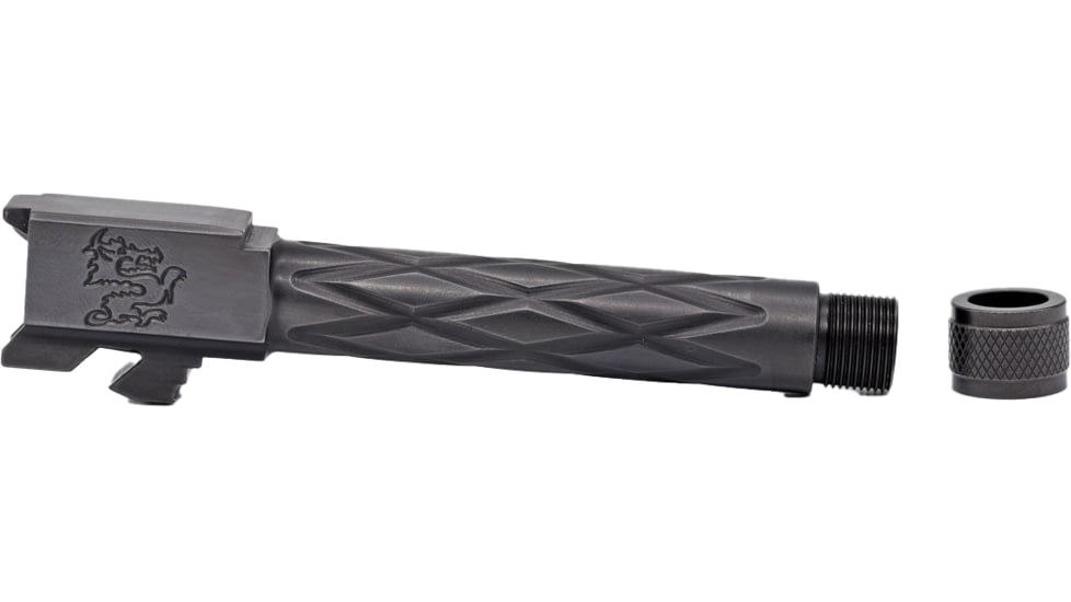 EFK Fire Dragon Glock 23/32 9mm Conversion, Threaded 1/2X28 RH, Diamond Fluted Black Nitride, GK23/329CTHDFBK