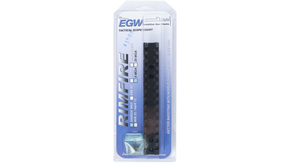 EGW Savage Mark II Picatinny Rail Scope Mount, Options EGW Savage Mark II Picatinny Rail Scope Mount, 0 MOA