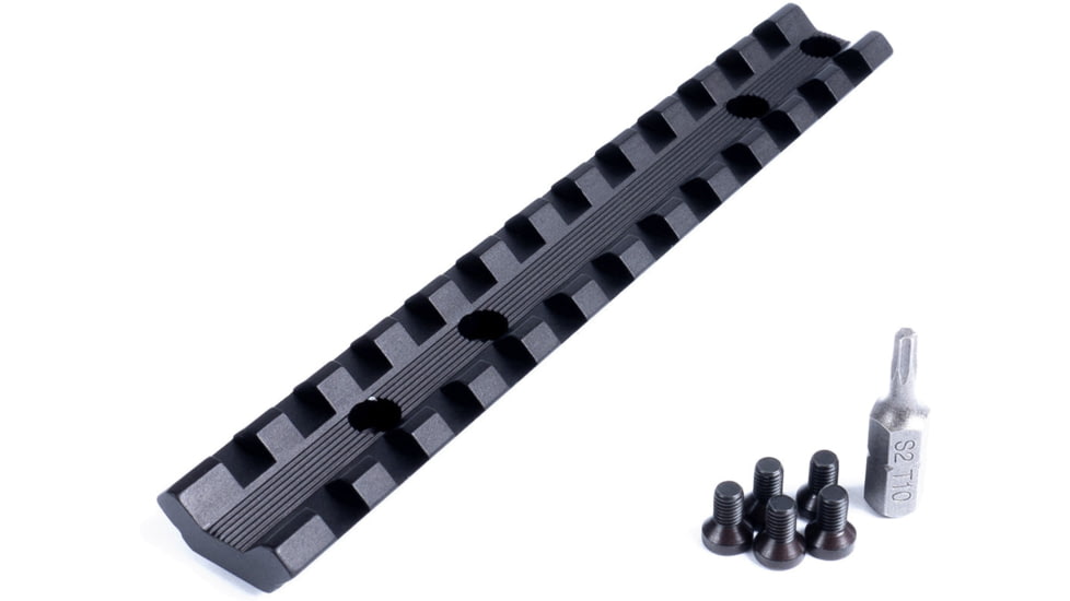 Evolution Gun Works Scope Base Savage Revel Lever Action Picatinny Rail, Black, 41740