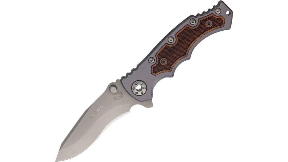 Eickhorn Solingen Pohl One EDC Linerlock Folding Knife,4in,Bohler N-695 Steel,Gray,Gray,Aluminum Handle EI104219