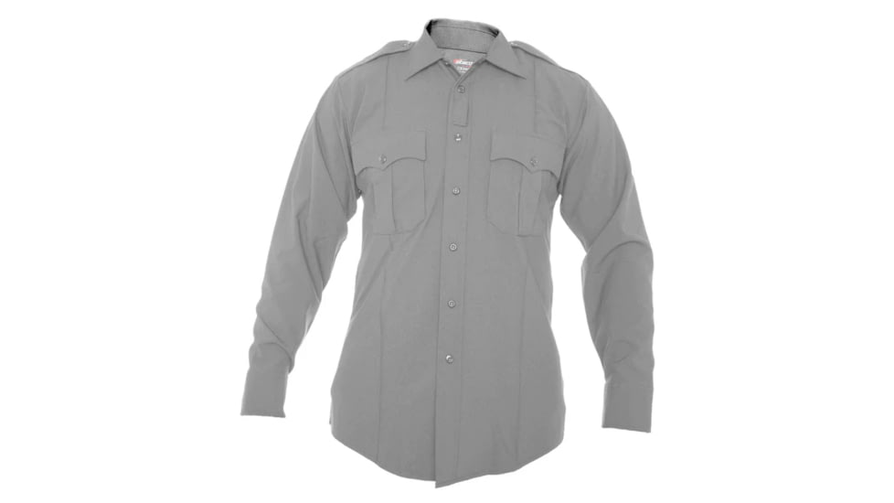Elbeco CX360 Long Sleeve Shirt - Men's, 39in Sleeve Length, Gray, 17.5 in Neck Size, 3501N+175-39