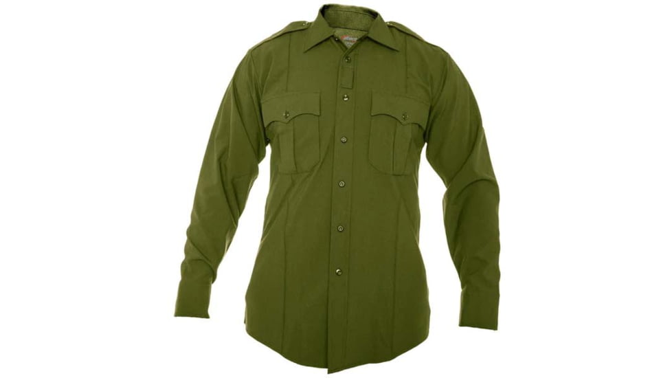 Elbeco CX360 Long Sleeve Shirt - Men's, 39in Sleeve Length, 18 Neck, OD Green, 3529N-18-39