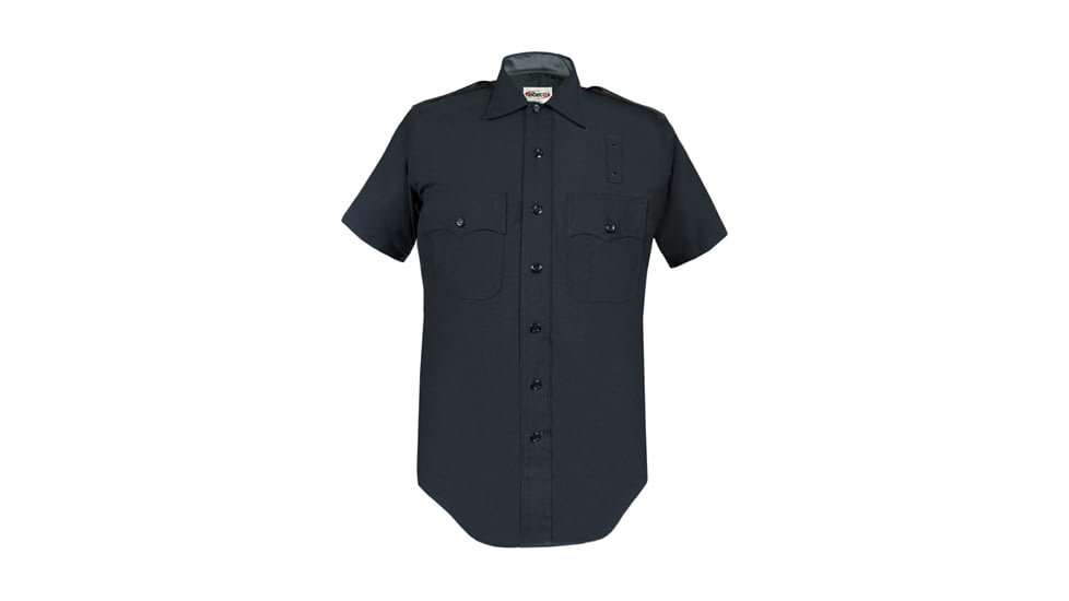 Elbeco LAPD Short Sleeve 100% Wool Shirt - Mens, 14.5 in, Navy, 4237-14.5