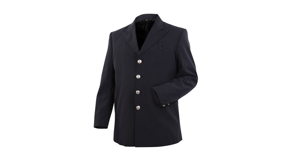 Elbeco Men's Navy Wool Blend Double Breasted Dress Blousecoat, Fit Line Regular - 1370FL-36-R