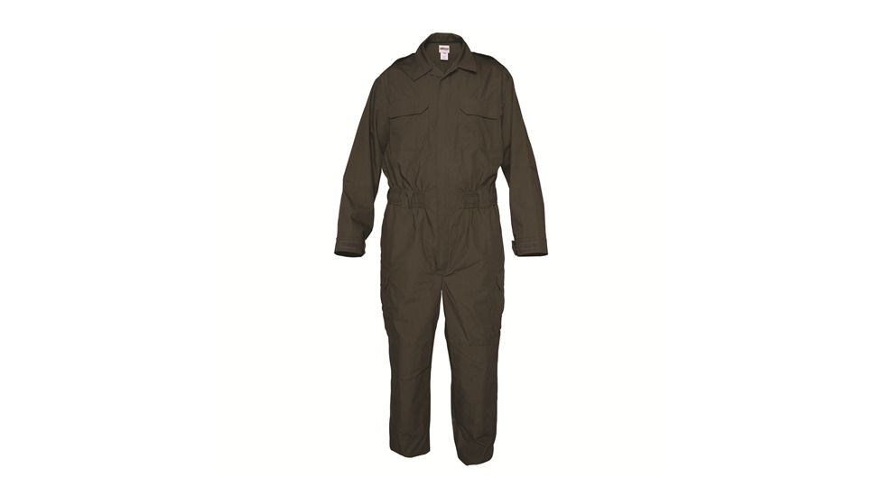 Men's O.D. Green California Dept of Corrections Transcon Line Duty Jumpsuit, Long