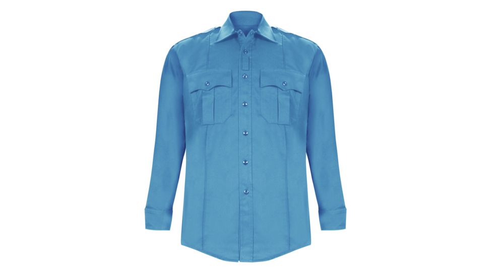 Elbeco Mens, French Blue,tek3 Long Sleeve Shirt, Document Pocket - G978NP-13.5-33