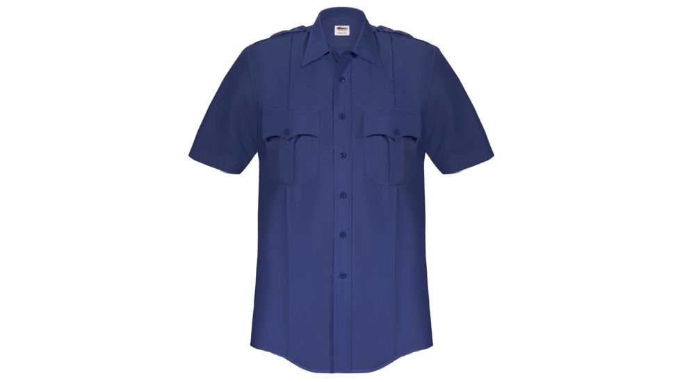 Elbeco Mens Navy Paragon Plus Short Sleeve Shirt - P834-2XL