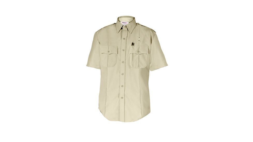 Mens, Tan, Duty Maxx Short Sleeve, Without Creases