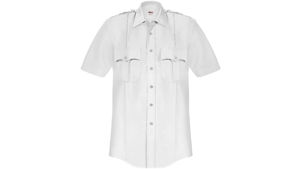 Elbeco Paragon+ Pocket Flap Single, White - 79995-2-WHITE