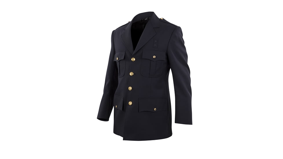Elbeco Top Authority 4-pocket Single-Breasted Blousecoats, Dark Navy, 58 in, Long, DC13800-58-L