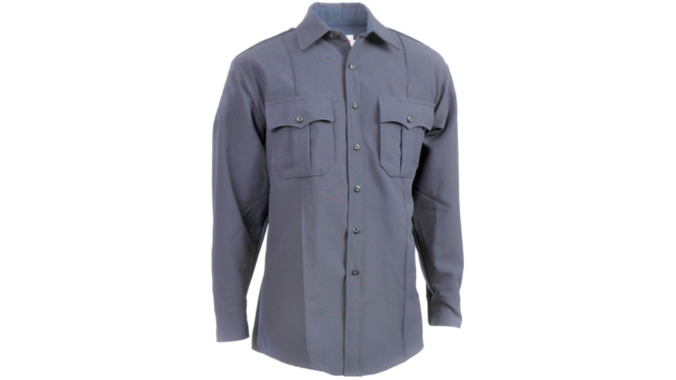 Elbeco Textrop2 Long Sleeve Shirt, French Blue - 319N-145-35