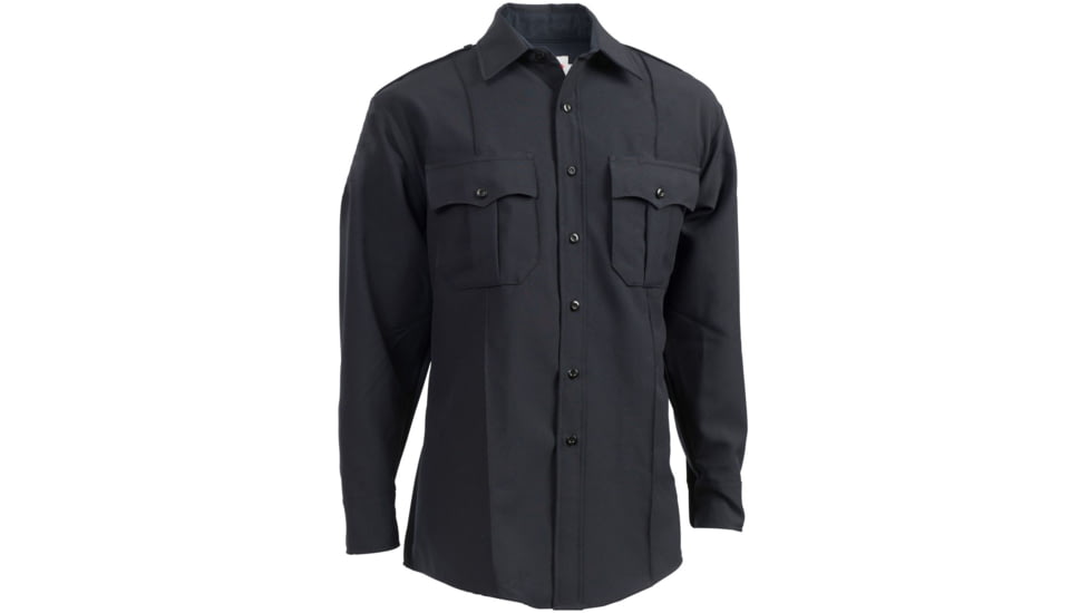 Elbeco Textrop2 Long Sleeve Shirt, Navy - 314N-145-35