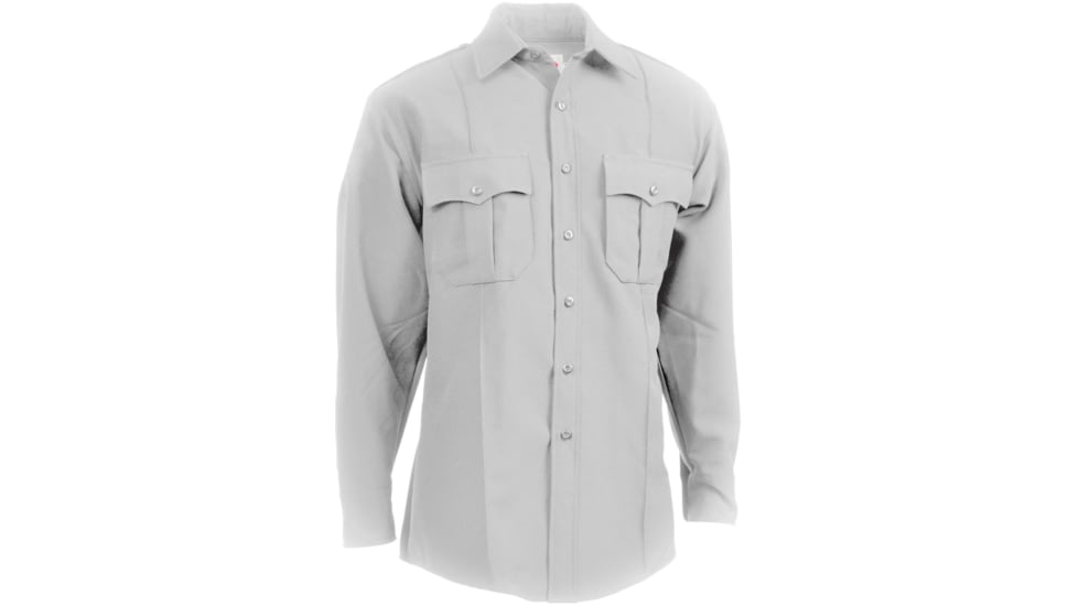 Elbeco Textrop2 Long Sleeve Shirt, White - 310N-145-35