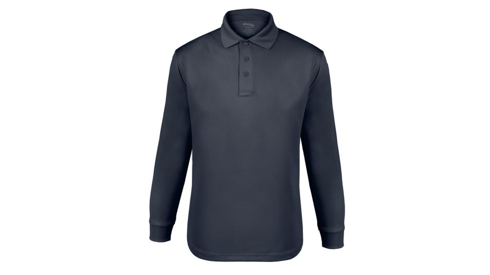 Elbeco Womens Long Sleeve Ladies Cut Ufx Tactical Polo Shirt, Black - K5181LC-2XL