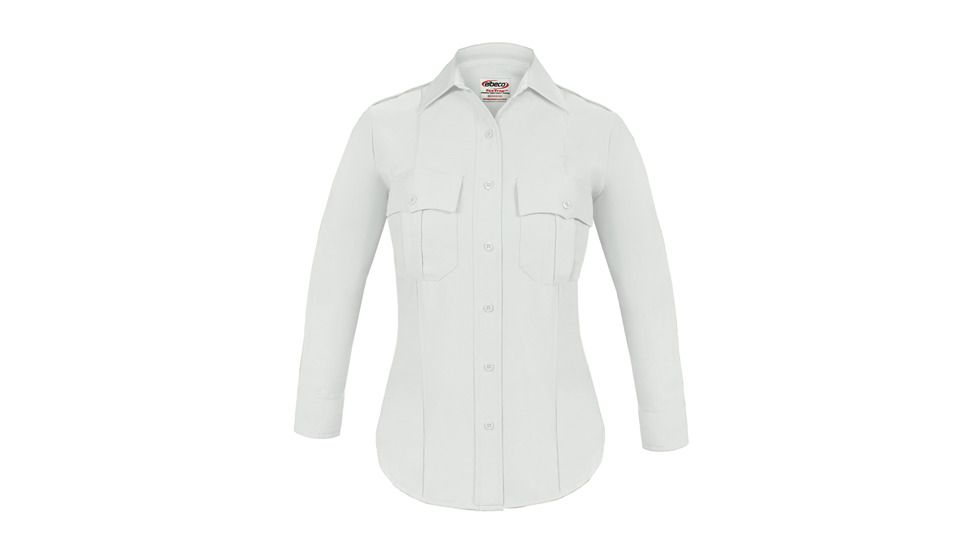 Elbeco Women's Textrop2 Ls Shirt, White - Z9310LCN-40