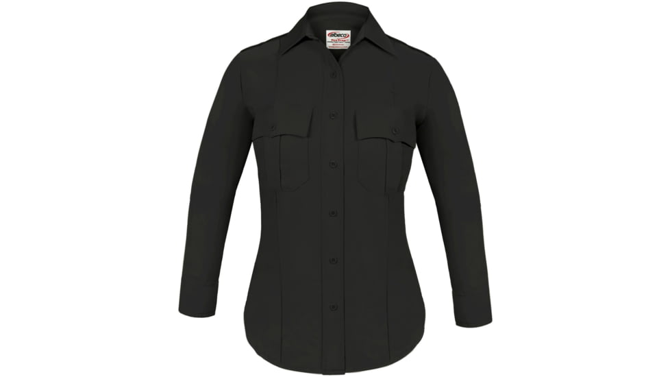 Elbeco Womens Textrop2 Ls Shirt, Black - 9320LCN-54