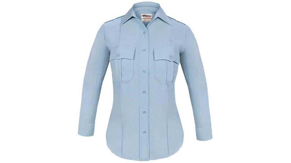 Elbeco Womens Textrop2 Ls Shirt, Blue - 9313LCN-54